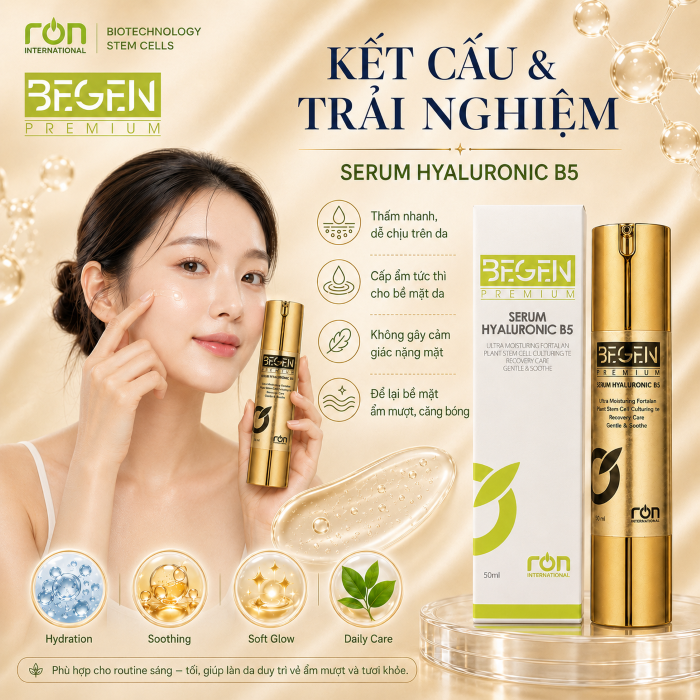 Tinh Chất Dưỡng Ẩm B5 Begen Premium